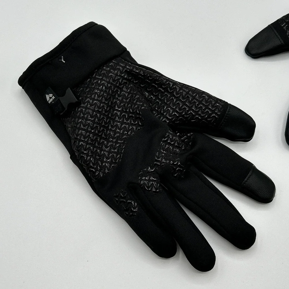 RBX Black Fleece Lined‎ Athletic Tech Touchscreen Running Gloves Women L/XL NWOT